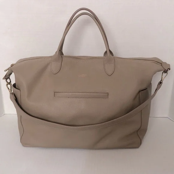 MINA BAIE Emmy Full Taupe Backpack Satchel Crossbody Travel Bag Diaper Bag - Picture 4 of 11